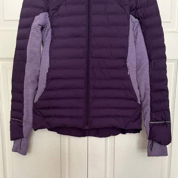 {Lululemon} Fluff Off Down Jacket in Deep Zinfandel - Womens 6